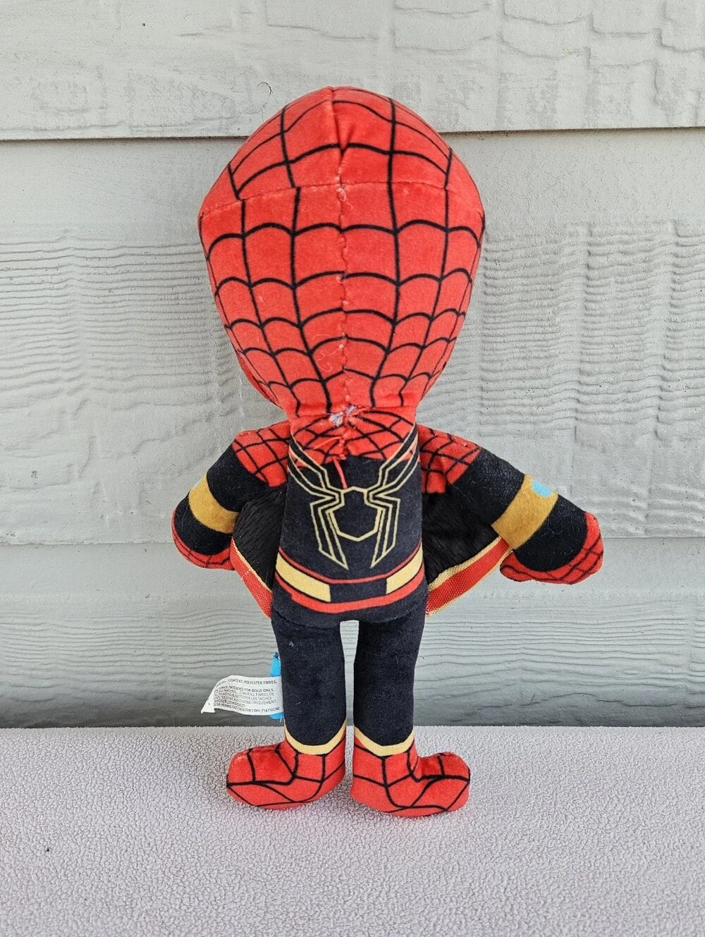 Bark Box Marvel Spiderman Far From Home Iron Spider Man Dog Toy Squeak M/L